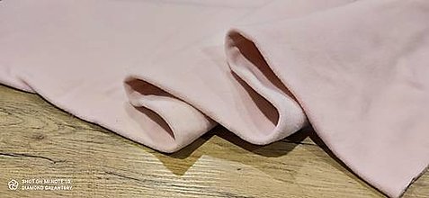 Textil - Flis - cena za 10 cm (Ružová) - 13805993_