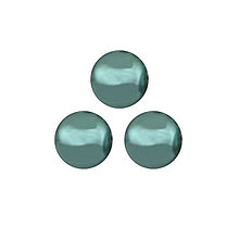 Korálky - Voskované perly 4 mm Turquoise - 13807235_
