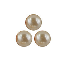 Korálky - Voskované perly 4 mm Light Peach - 13807239_