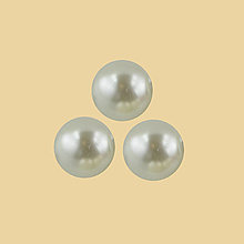Korálky - Voskované perly 4 mm White - 13807267_