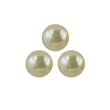 Korálky - Voskované perly 4 mm Cream - 13807273_