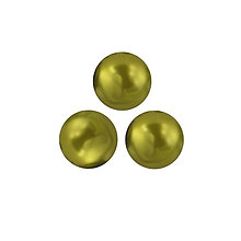 Korálky - Voskované perly 4 mm Olivine - 13807301_
