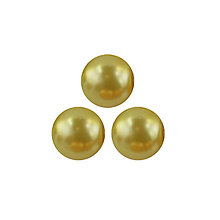 Korálky - Voskované perly 4 mm Gold - 13807323_
