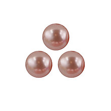 Korálky - Voskované perly 4 mm Blush Rose - 13807326_