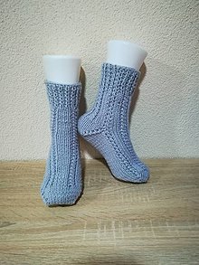 Ponožky, pančuchy, obuv - Pletene ponožky 01 - 13807443_