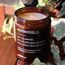 Sviečky - MADEMOISELLE sójová sviečka - 13808018_
