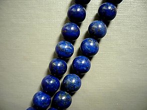 Minerály - Vrtaný korálek - lapis lazuli 8 mm - 13806208_