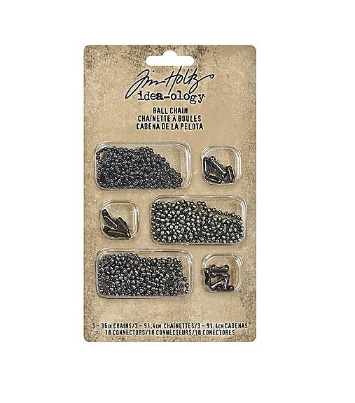 Iný materiál - Dekoratívne retiazky Tim Holtz - 13810455_