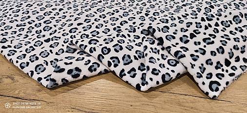 Textil - Flis - Vzorovaný- cena za 10 cm (Gepard) - 13809156_