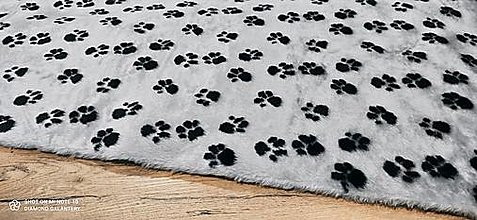 Textil - Kožušina - Labky- cena za 10 cm - 13809288_