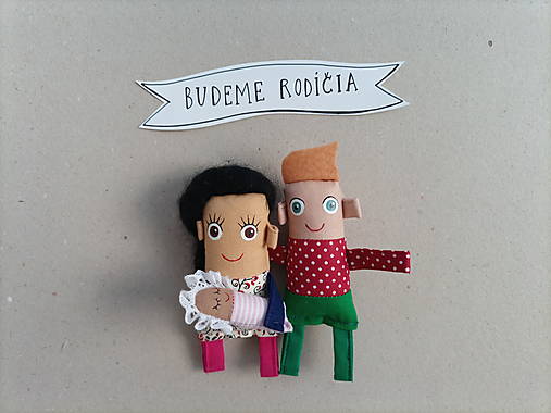Magnetky - Budúci rodičia - na objednávku ;-) - 13811418_
