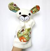 Hračky - Maňuška zajac (na objednávku) - 13812950_