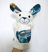 Hračky - Maňuška zajac (na objednávku) - 13812953_