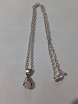Náhrdelníky - náhrdelník s ruženínom - 13808806_