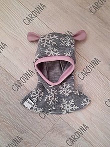 Detské čiapky - Detská kukla merino vlna - 13811487_