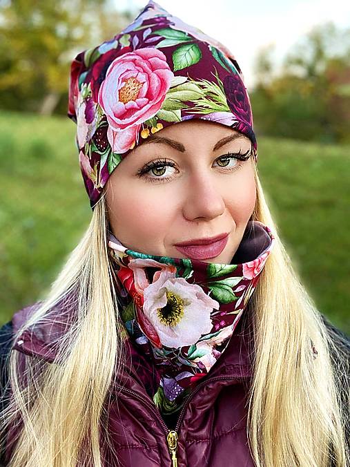  - Dámsky set Romance (Set podšitý bordovým flisom) - 13812362_