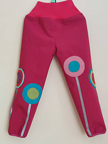 Detské oblečenie - softshellové nohavice 98/104 - 13813345_