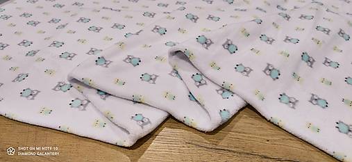 Textil - Flis- cena za 10 centimetrov (Sovičky) - 13813150_