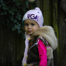 Detské čiapky - Origo čiapka Mini Kvety - 13816338_