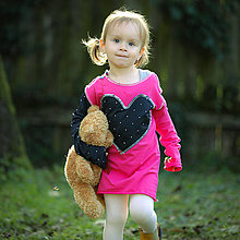 Detské oblečenie - Origo šaty srdce HT - 13816398_