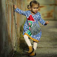 Detské oblečenie - Origo šatičky mini FLk domček - 13816522_