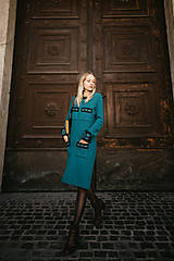 Šaty - Dámske svetrové šaty - 13819089_