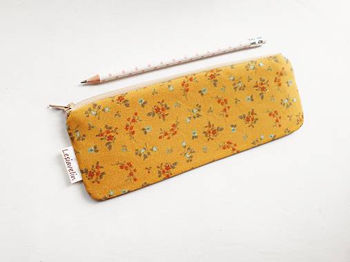 Taštičky - Peračník - Mini kvietky - 13821833_