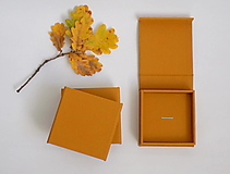 Úložné priestory & Organizácia - Zlatohnedý box - 13823513_