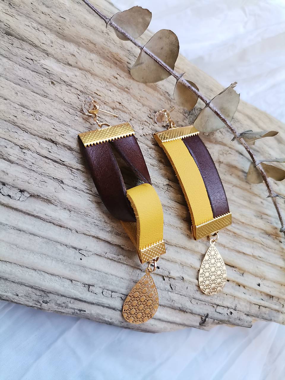 Asymetrické náušnice "NATASHA"