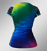 Topy, tričká, tielka - Coolmax termo tričko JM Alya rainbow - 13824933_
