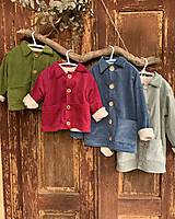 Detské oblečenie - Menčestrový detský kabátik - 13823775_