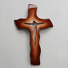 Dekorácie - Svadobný kríž A09 - 18x28 cm - 13825604_