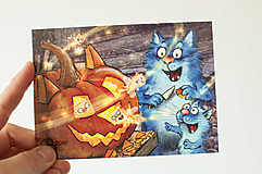 Papier - Pohľadnica "Pumpkin" - 13829648_