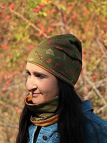 Čiapky, čelenky, klobúky - Jeseň úpletová čiapka, nákrčník alebo set (Čiapka) - 13833469_
