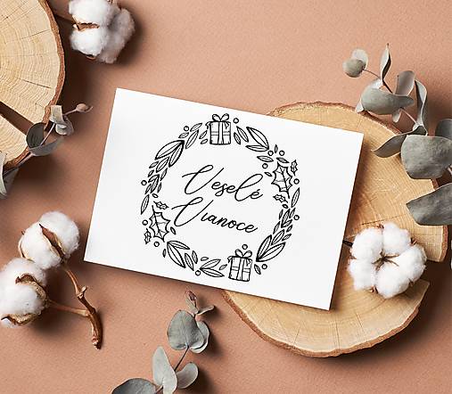 Úložné priestory & Organizácia - Pečiatka Veselé Vianoce 23 - 13832440_