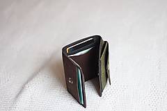 Peňaženky - Mini trifold korková peňaženka - originálna kresba  - 13834321_
