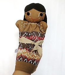 Hračky - Maňuška aborigénske dievča/ mládenec (dievčatko Allyra) - 13832004_