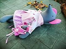 Hračky - Jarmila - myška mamička - 13830971_