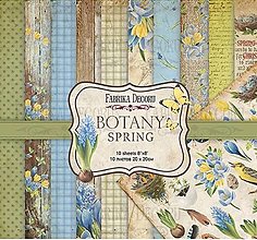 Papier - Botany Spring sada scrapbook papierov 8x8 inch  - 30% ZĽAVA - 13831777_