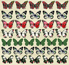 Papier - Scrapmir Merry Christmas - motýle na vystrihnutie - 35% ZĽAVA - 13833118_
