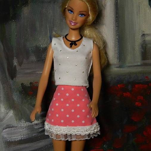 Šité Barbie šaty (Šité oblečenie pre Barbie)