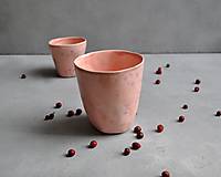 Nádoby - Šálka, hrnček, pohár , vaza ružovo-fialový - 13832825_