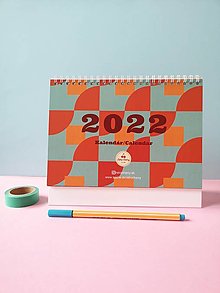 Papiernictvo - RETRO 2022 Kalendár - 13833064_