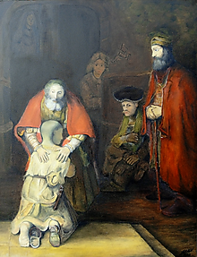 Obrazy - Reprodukcia: Rembrandt - Návrat márnotratného syna - 13831168_
