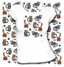 Topy, tričká, tielka - Tričko Cats - 13835115_