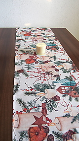 Úžitkový textil - Štóla- vianočné zátišie - 13836087_