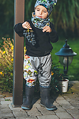 Detské oblečenie - softshell nohavice dino - 13836211_