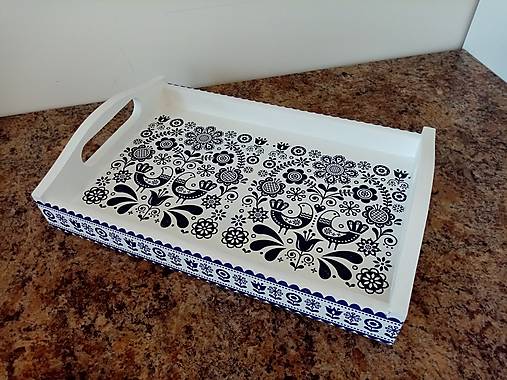 Nádoby - na ľudovú nôtu tácka - 13837464_