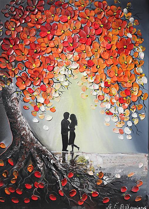 Obrazy - ,,Lásky strom,, 50x70 - 13837435_