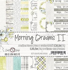Papier - Morning Dreams II - sada scrapbook papierov 6x6 inch - 40% ZĽAVA - 13838808_